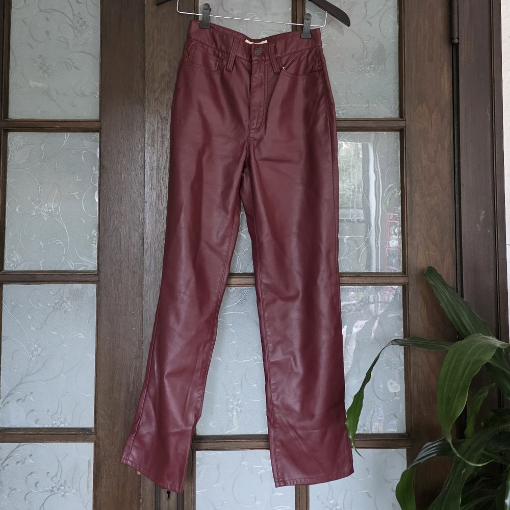 Madewell Faux Leather Pants
